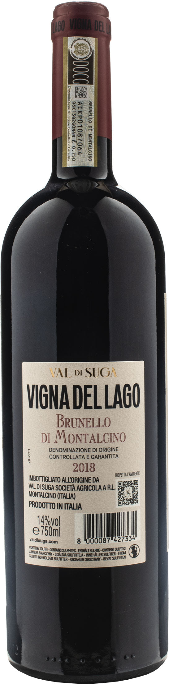 Val di Suga Brunello di Montalcino Vigna del Lago 2018