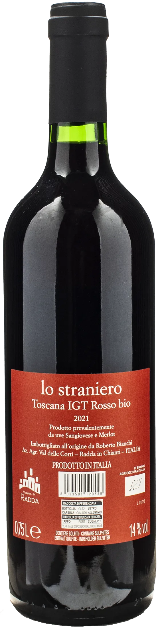 Valdellecorti Toscana Lo Straniero 2021