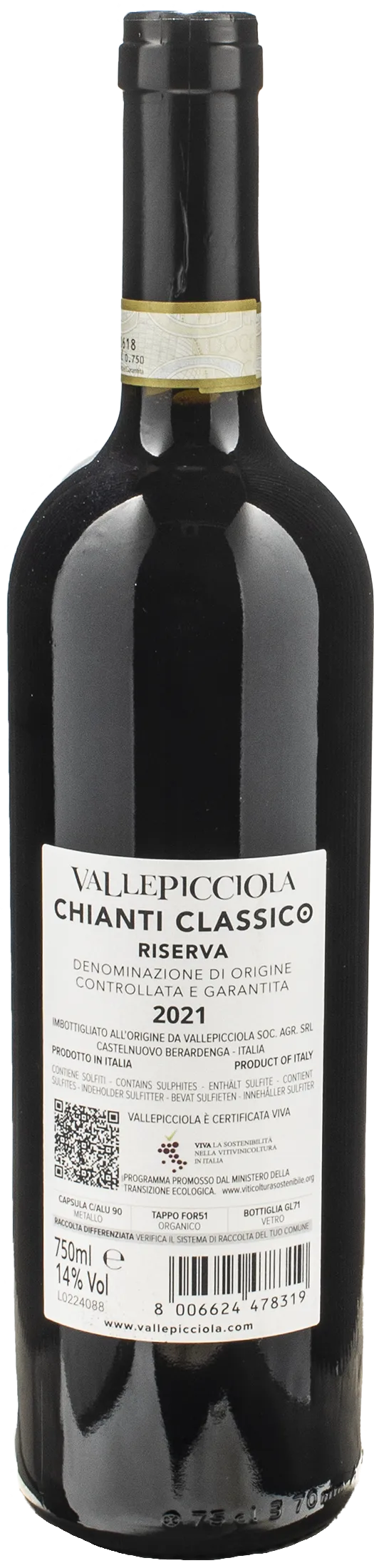 Vallepicciola Chianti Classico Riserva 2021