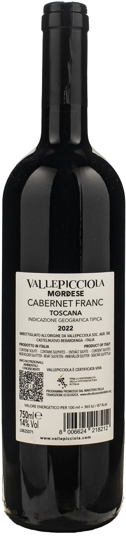 Vallepicciola Mordese Cabernet Franc 2022
