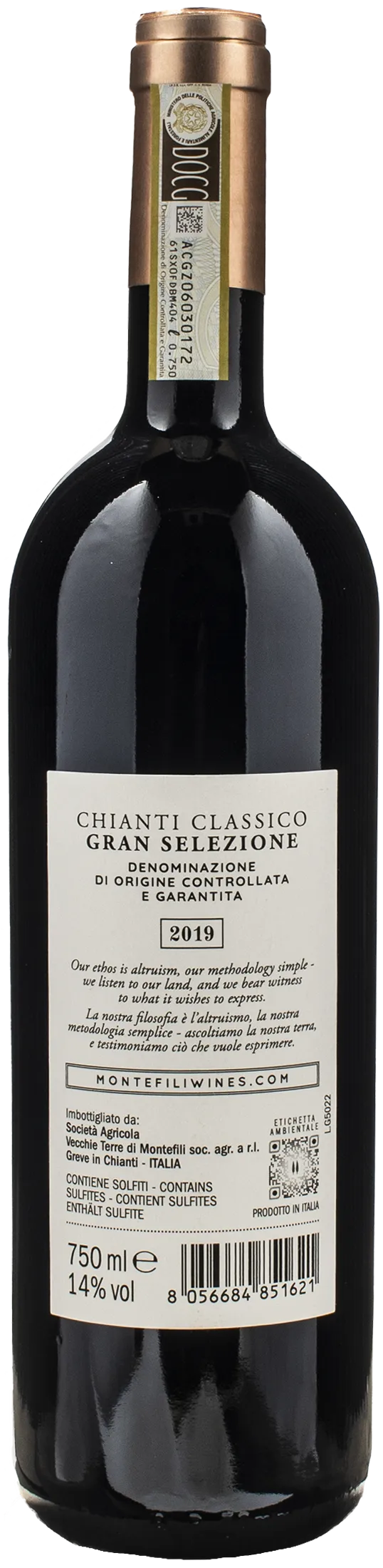 Vecchie Terre di Montefili Chianti Classico Gran Selezione 2019
