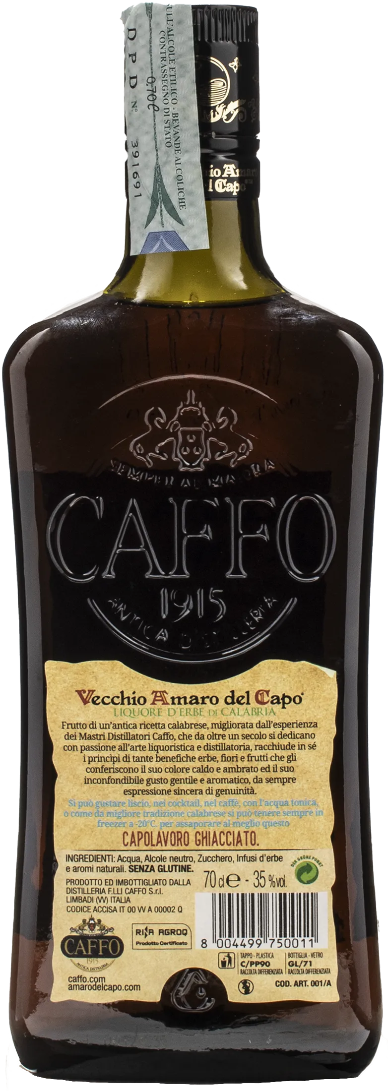 Vecchio Amaro del Capo 0.7L