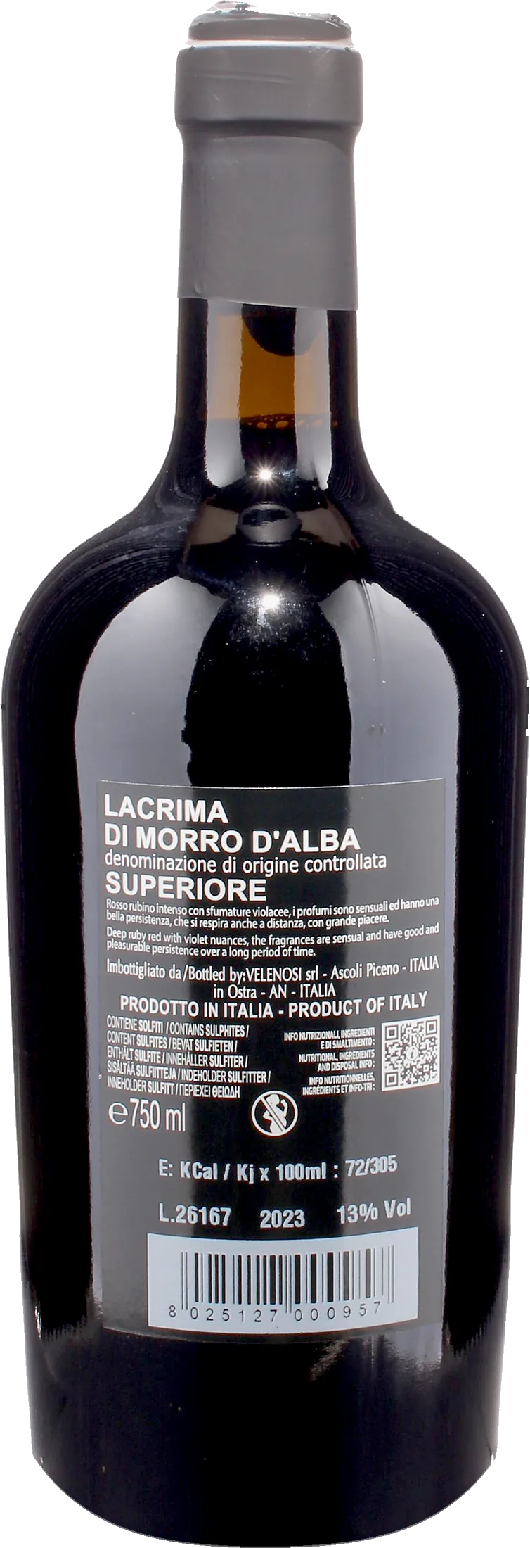 Velenosi Lacrima di Morro d'Alba Superiore Querciantica 2023