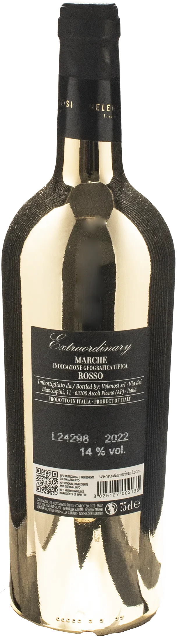 Velenosi Marche Rosso Extraordinary 2022