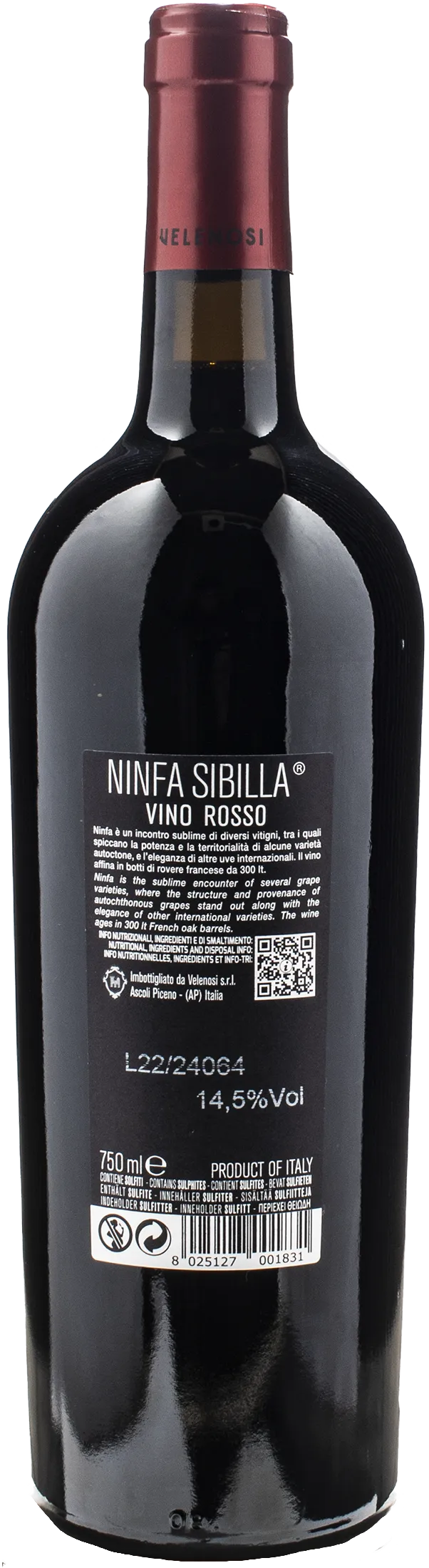 Velenosi Ninfa Sibilla Rosso