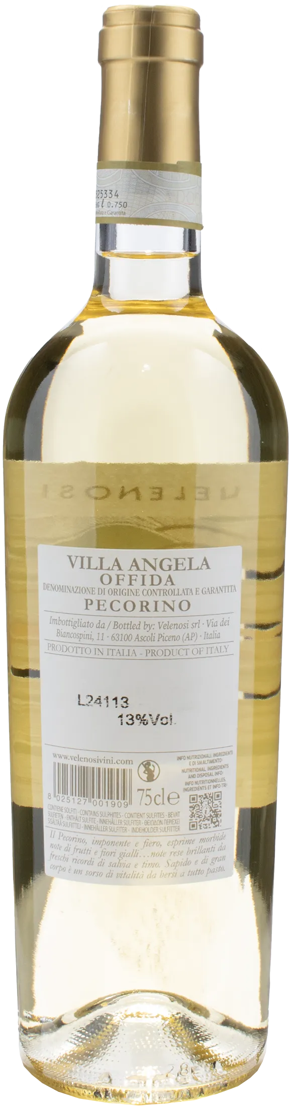 Velenosi Offida Pecorino Villa Angela 2023