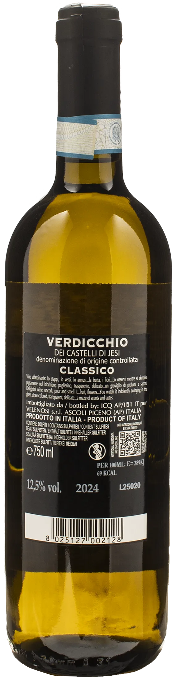 Velenosi Villa Angela Verdicchio dei Castelli di Jesi Classico 2024