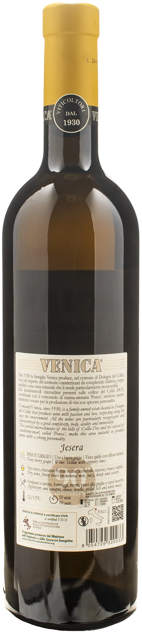 Venica Collio Pinot Grigio Jesera 2023
