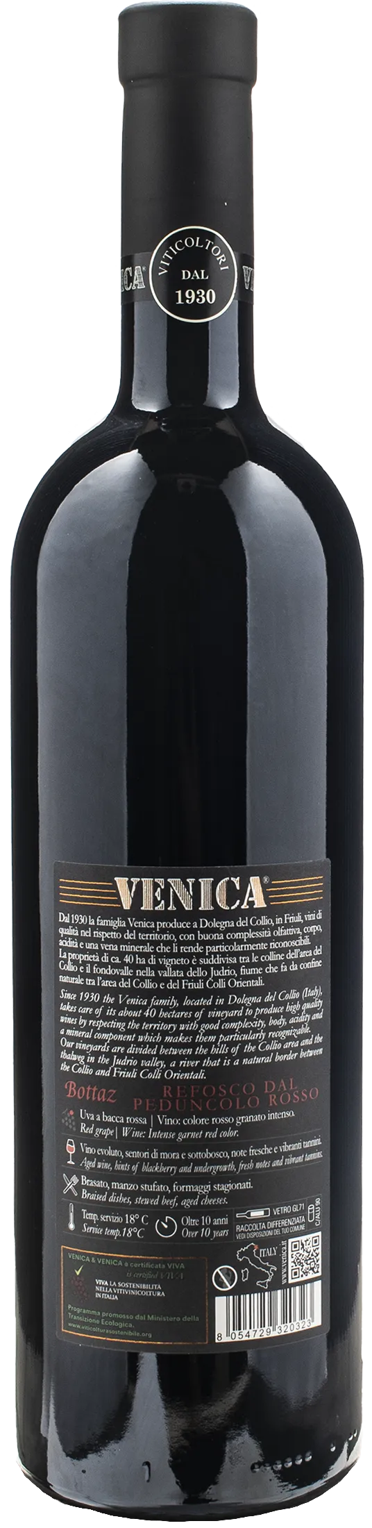 Venica Refosco Dal Peduncolo Rosso Bottaz 2020