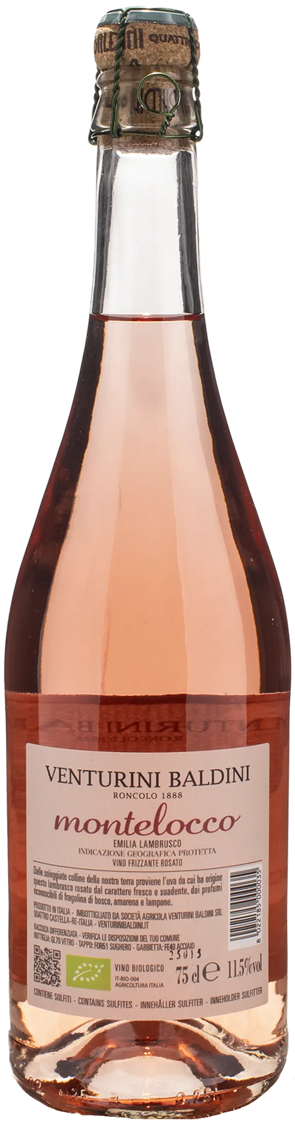 Venturini Baldini Lambrusco Montelocco Rosè