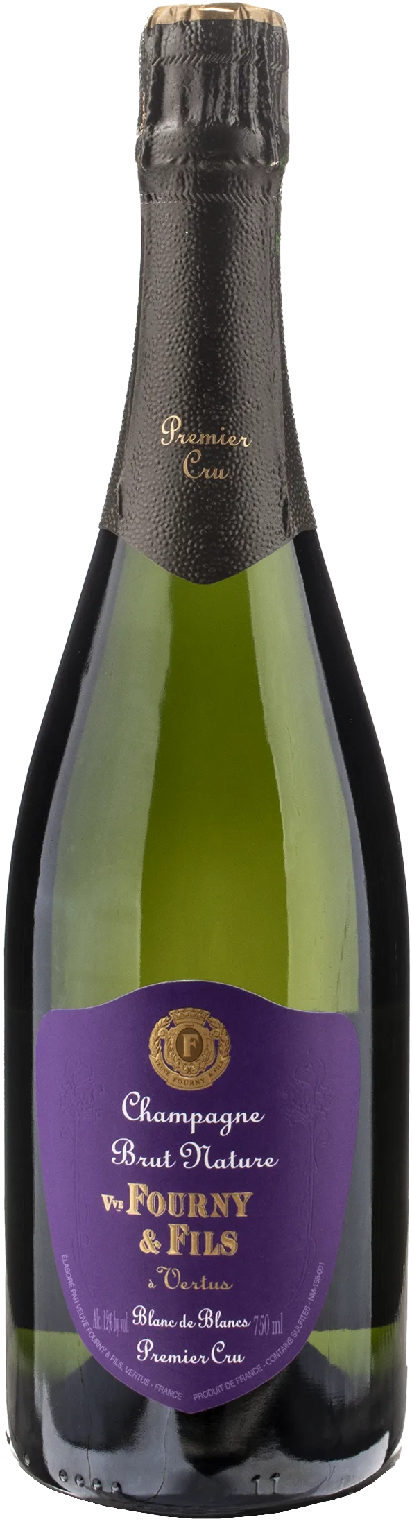 Veuve Fourny Champagne a Vertus 1er Cru Blanc de Blancs Brut Nature