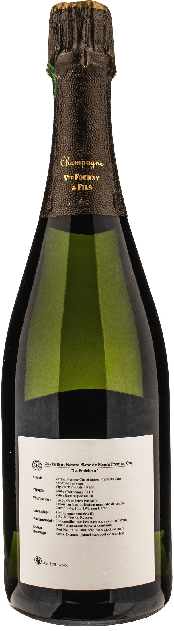 Veuve Fourny et Fils Champagne 1er Cru Blanc de Blancs Brut Nature "La Fraicheur"