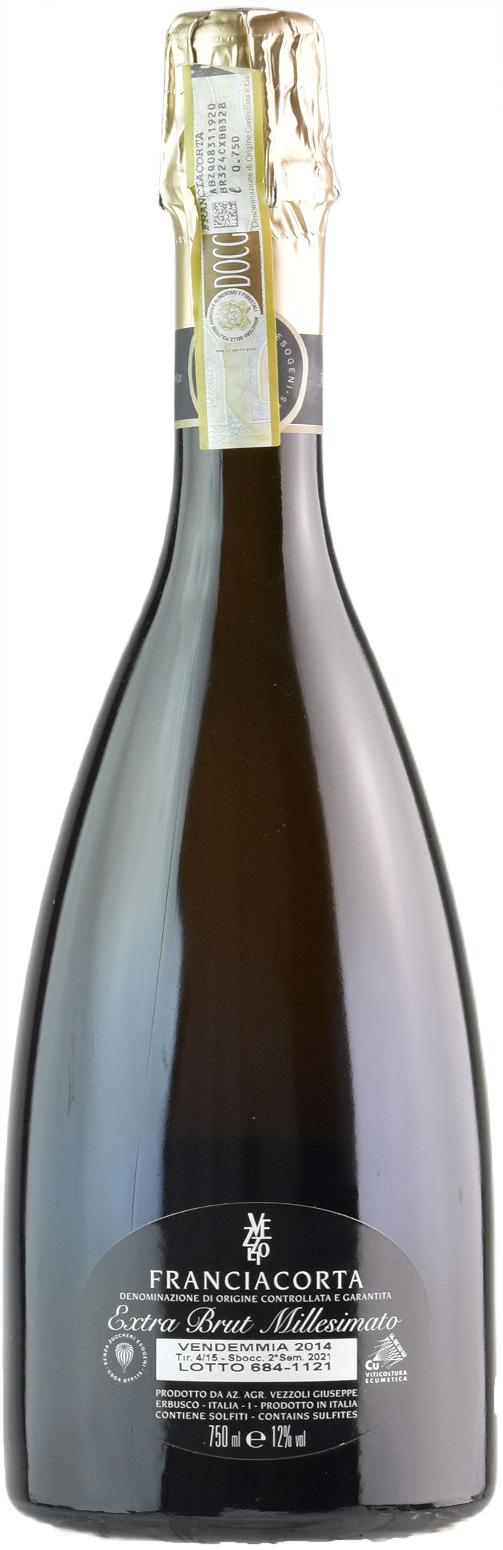 Vezzoli Franciacorta Nefertiti Dizeta Extra Brut Millesimato 2014