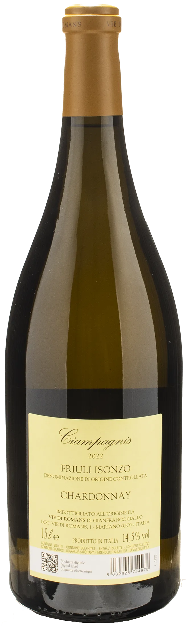 Vie di Romans Chardonnay Ciampagnis Magnum 2022