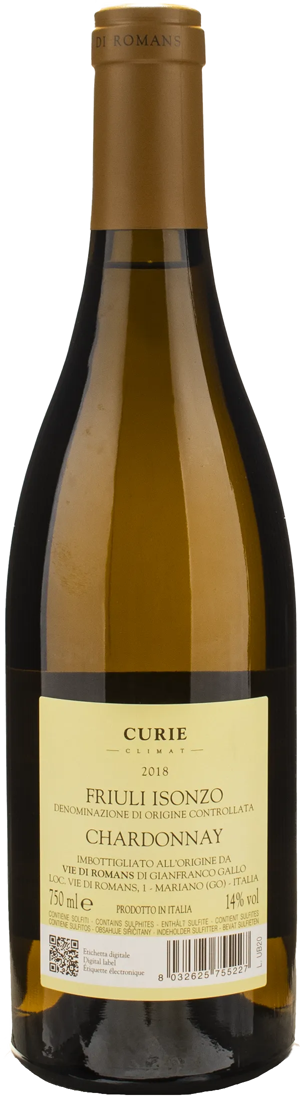 Vie di Romans Curie Climat Chardonnay 2018