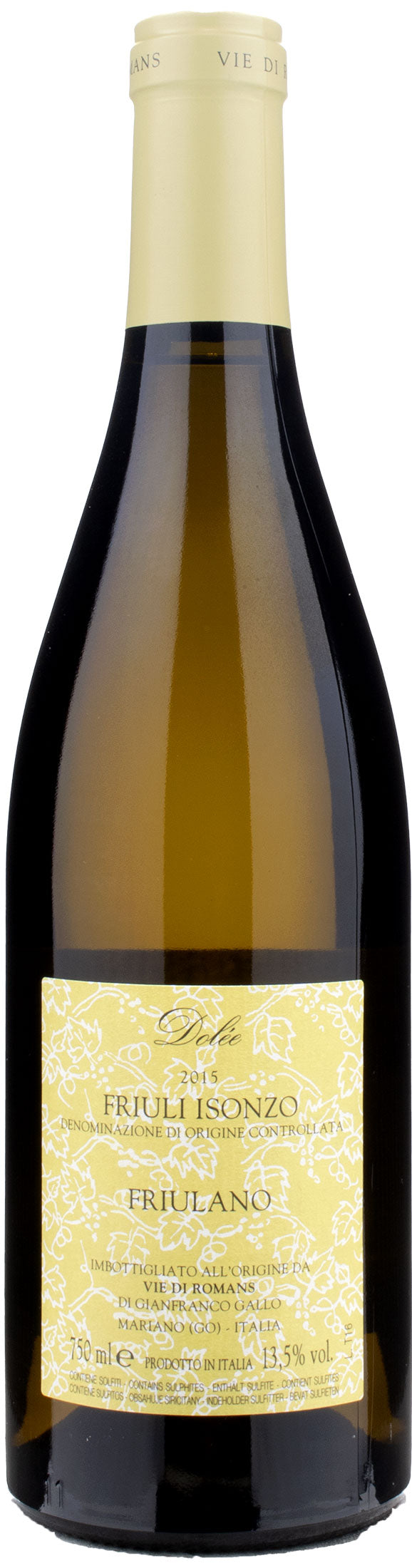 Vie di Romans Friulano Dolée 2015