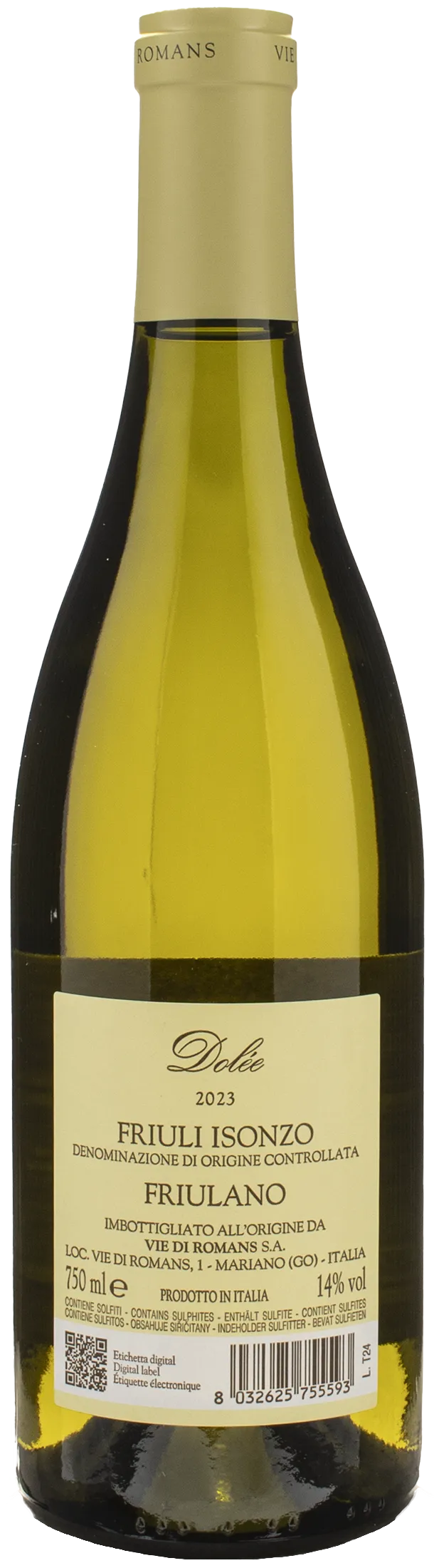 Vie di Romans Friulano Dolee 2023