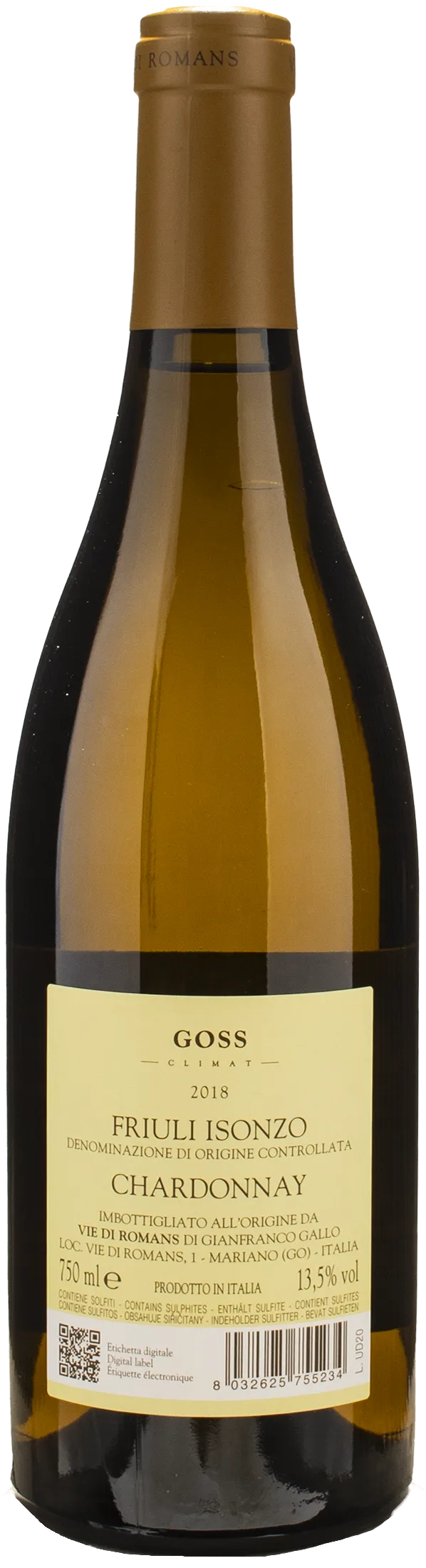 Vie di Romans Goss Climat Chardonnay 2018