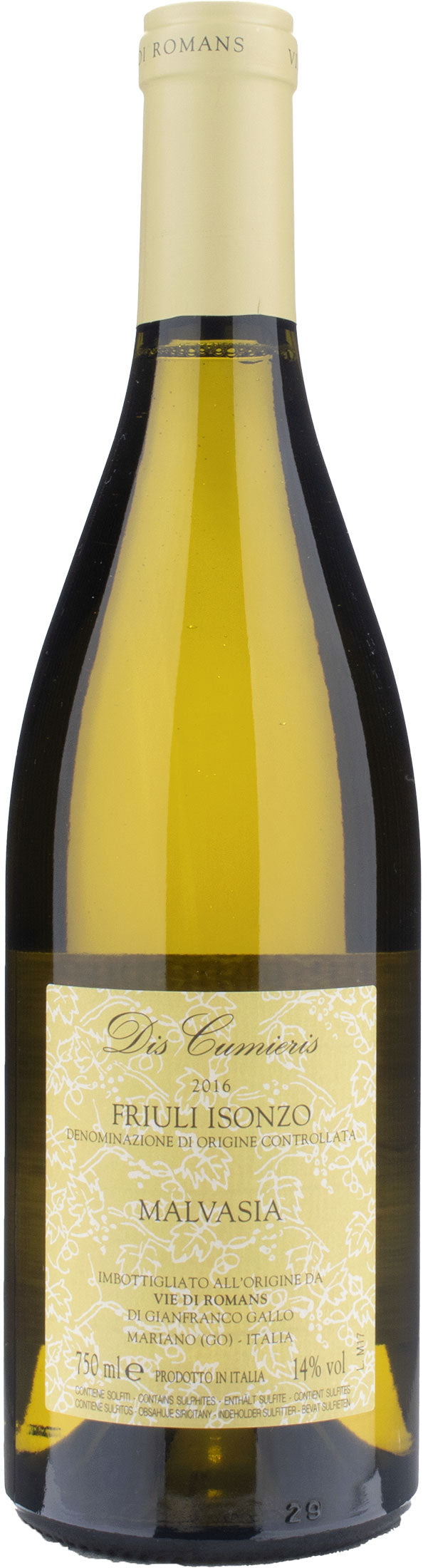 Vie di Romans Malvasia Dis Cumieris 2016
