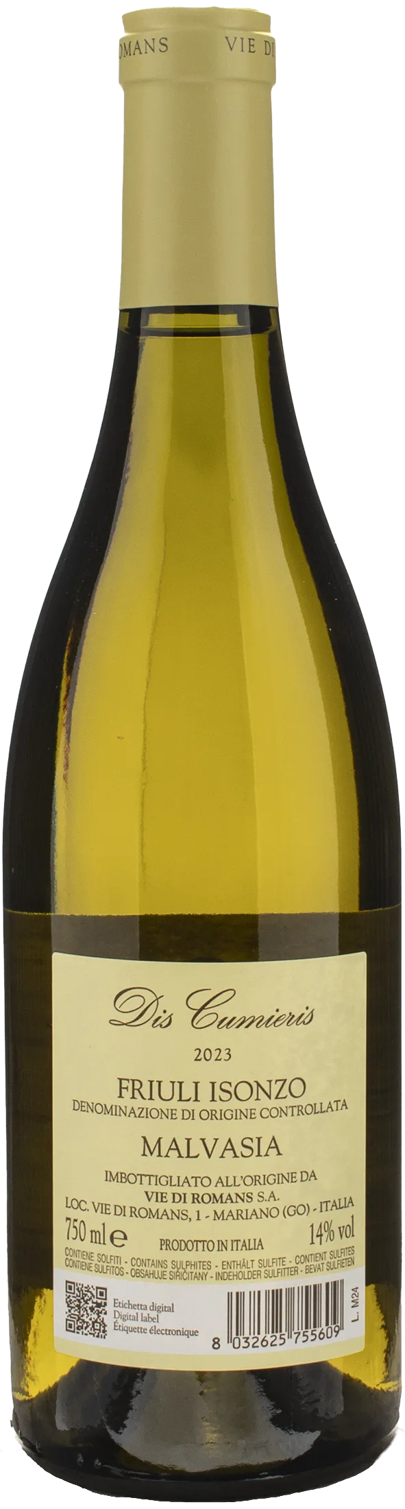 Vie di Romans Malvasia Dis Cumieris 2023