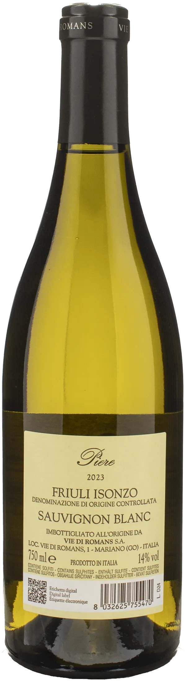 Vie di Romans Piere Sauvignon Blanc 2023