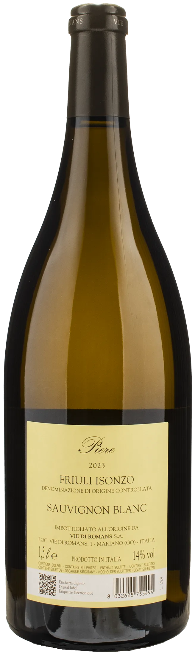 Vie di Romans Piere Sauvignon Blanc Magnum 2023