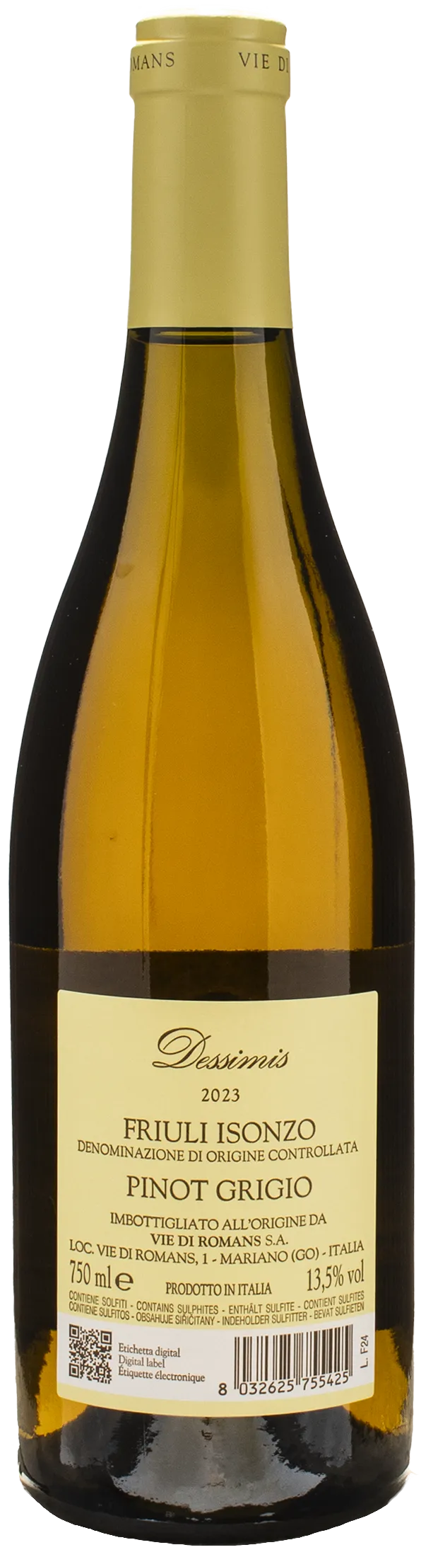 Vie di Romans Pinot Grigio Dessimis 2023
