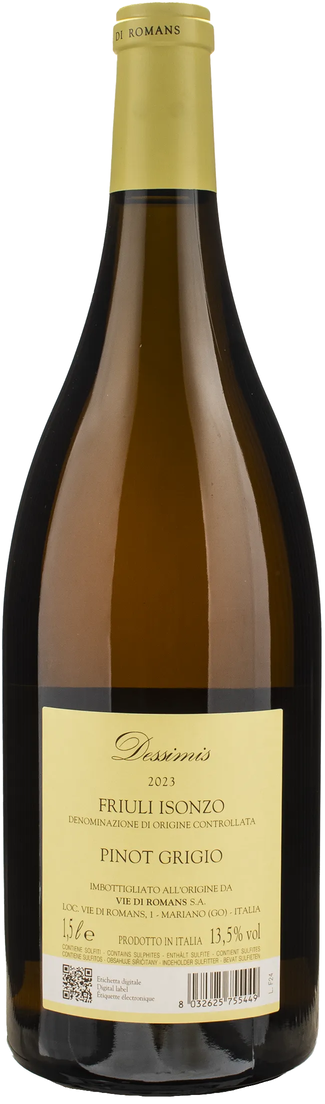 Vie di Romans Pinot Grigio Dessimis Magnum 2023