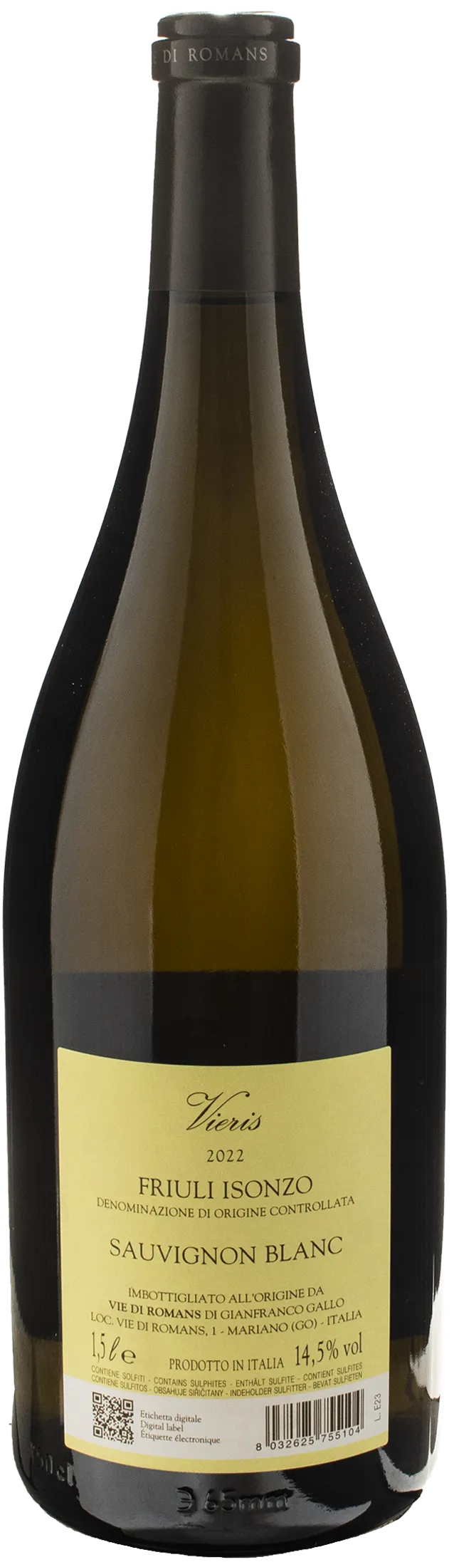 Vie di Romans Vieris Sauvignon Blanc Magnum 2022