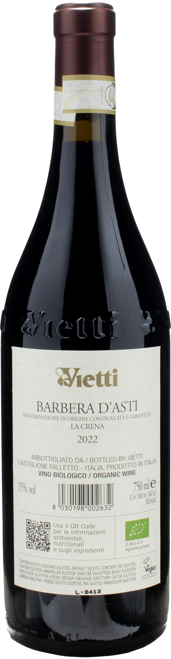 Vietti Barbera D'Asti La Crena 2022