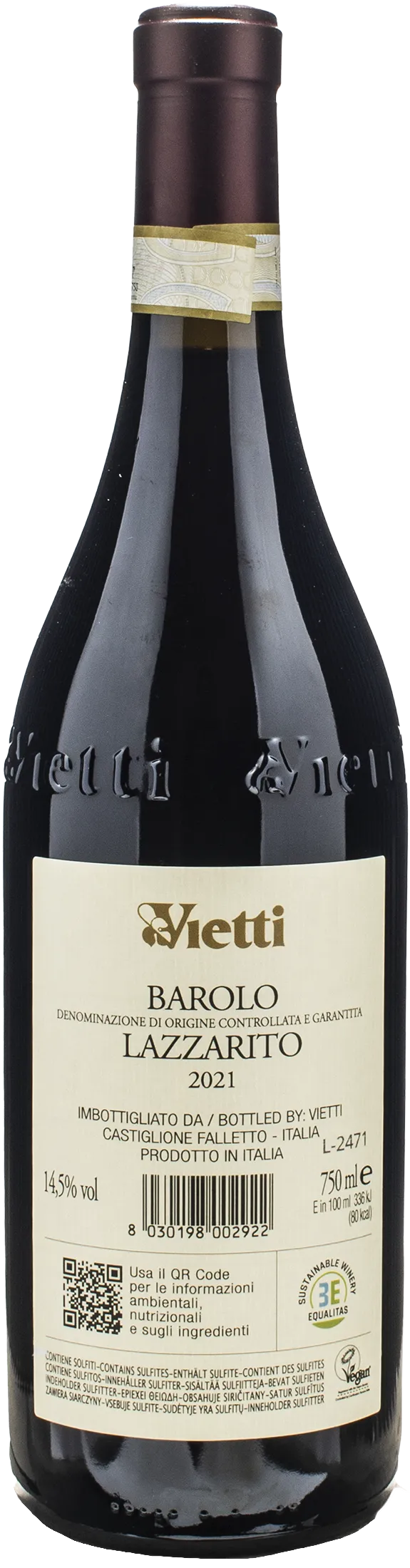 Vietti Barolo Lazzarito 2021
