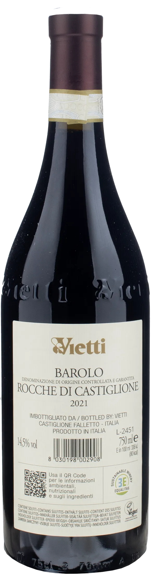 Vietti Barolo Rocche di Castiglione 2021