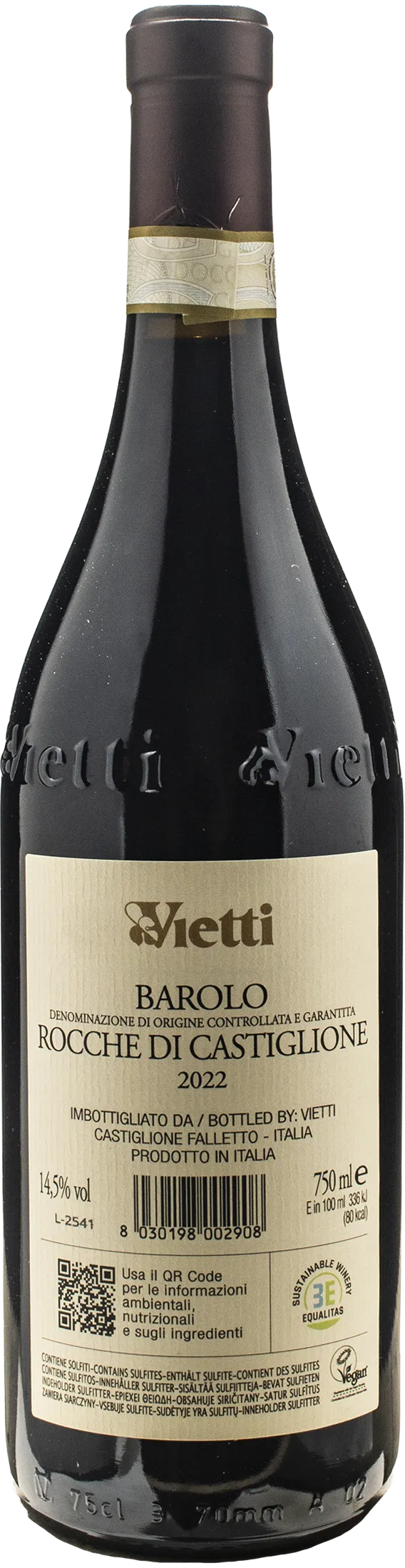 Vietti Barolo Rocche di Castiglione 2022