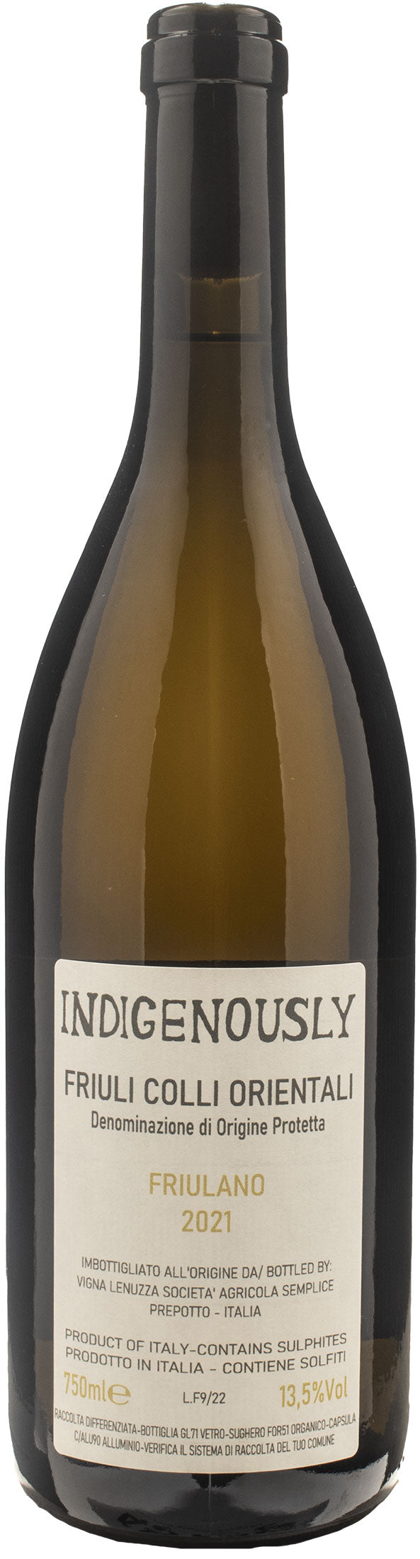 Vigna Lenuzza Indigenously Friulano 2021