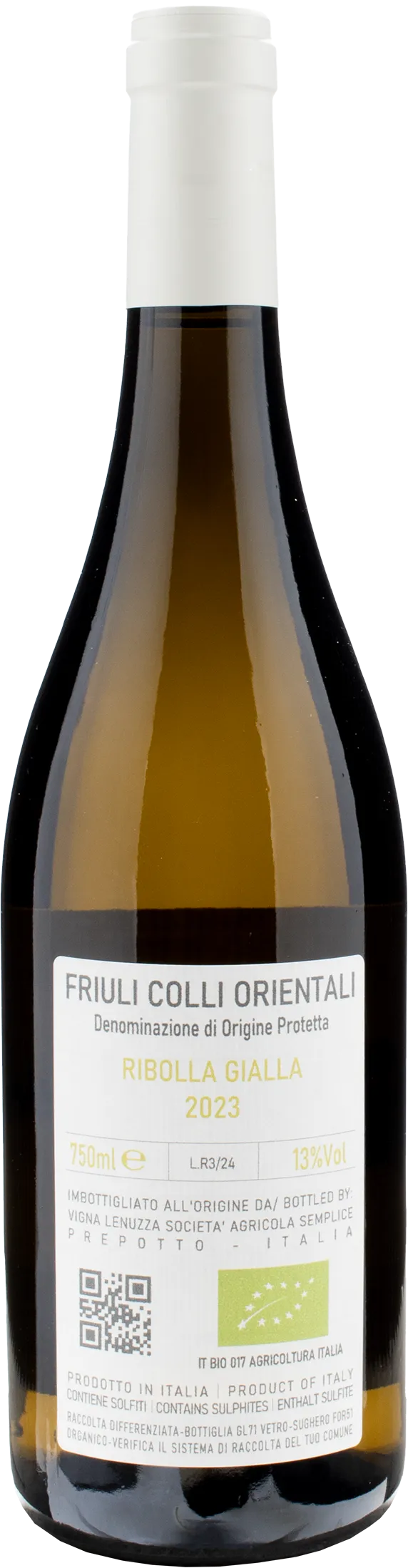 Vigna Lenuzza Ribolla Gialla 2023