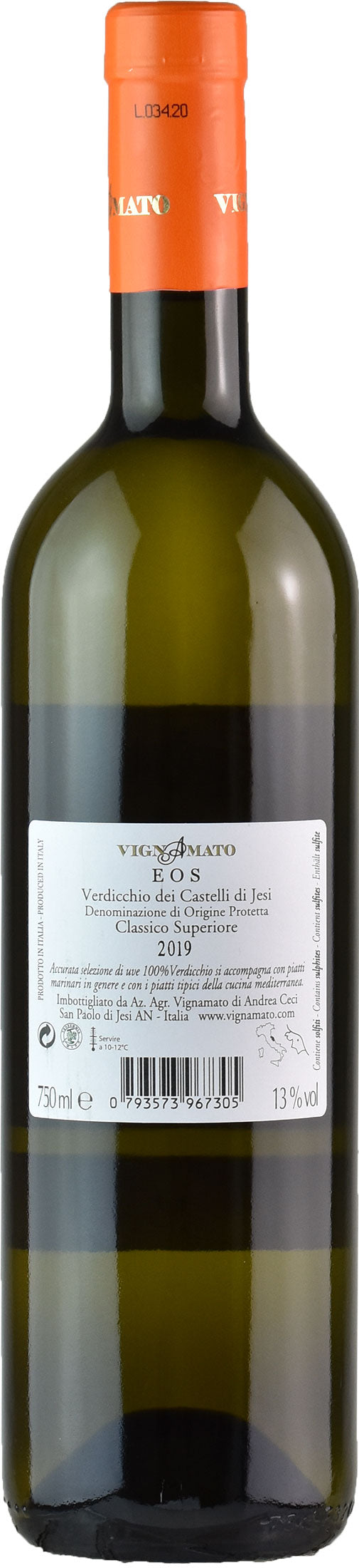 Vignamato Verdicchio Castelli Jesi Superiore Eos 2019