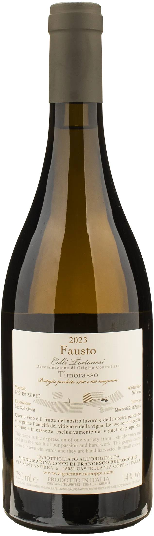 Vigne Marina Coppi Timorasso Fausto 2023