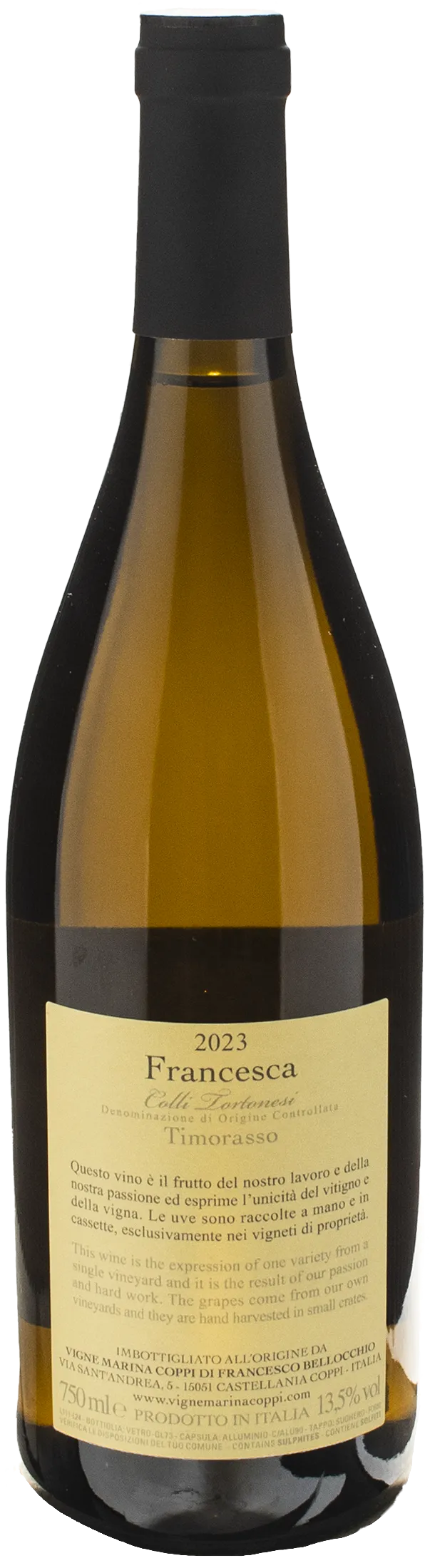 Vigne Marina Coppi Timorasso Francesca 2023