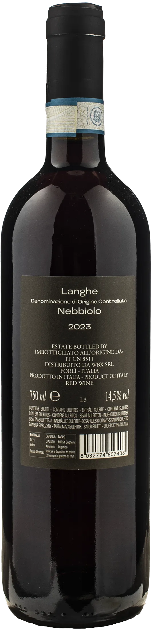 Vigne Piemontesi Langhe Nebbiolo 2023