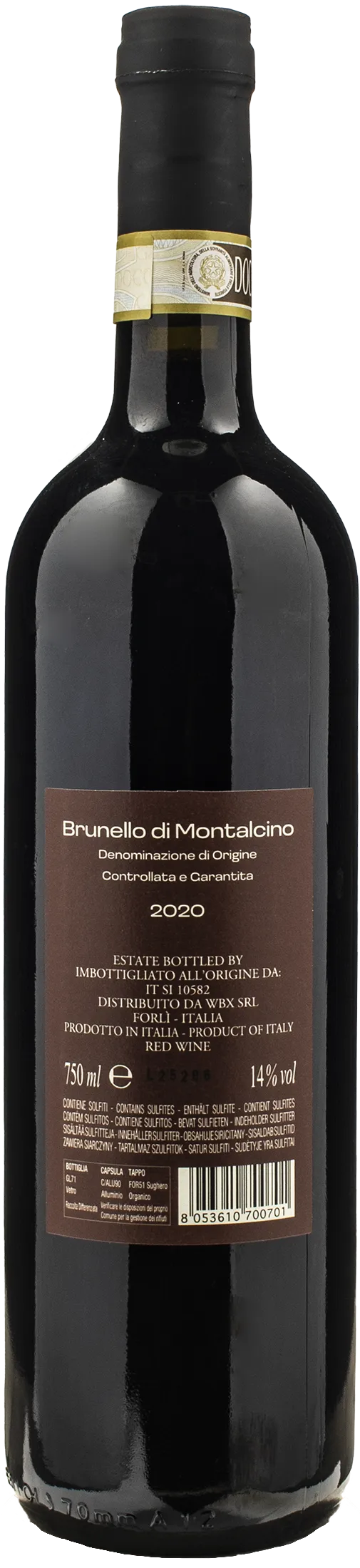 Vigne Toscane Brunello di Montalcino 2020