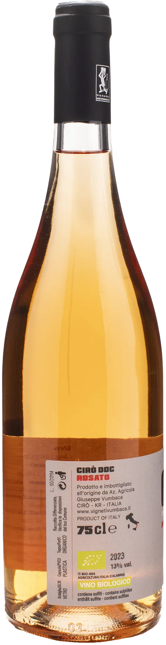 Vumbaca Ciro Rosato 2023