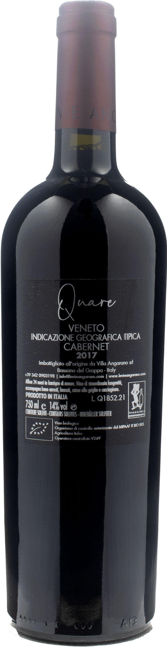 Villa Angarano Cabernet Quare 2017