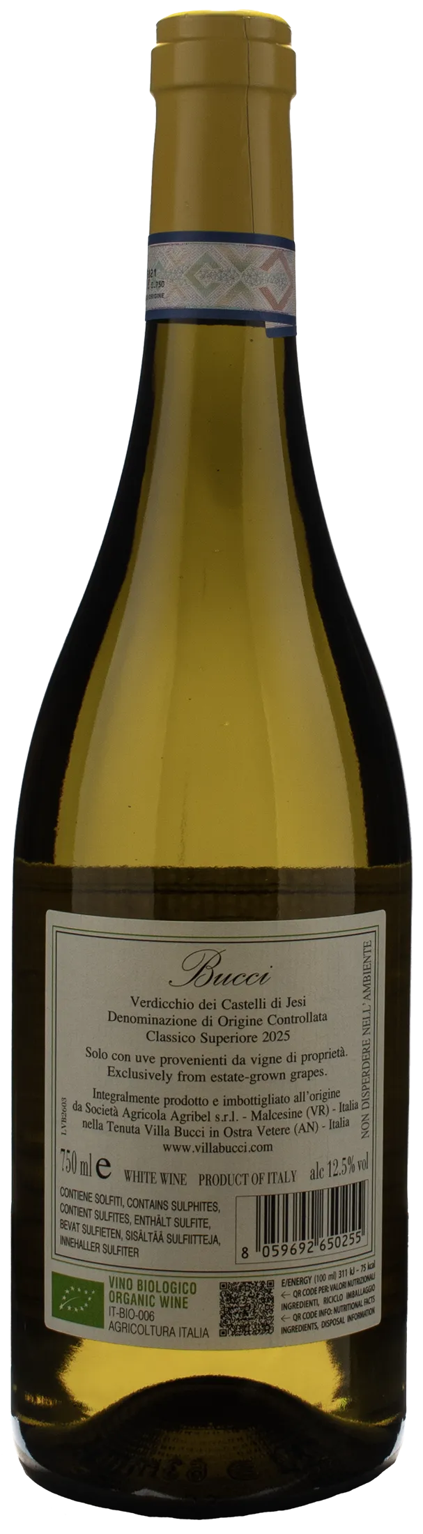 Villa Bucci Verdicchio dei Castelli di Jesi Classico Superiore 2025