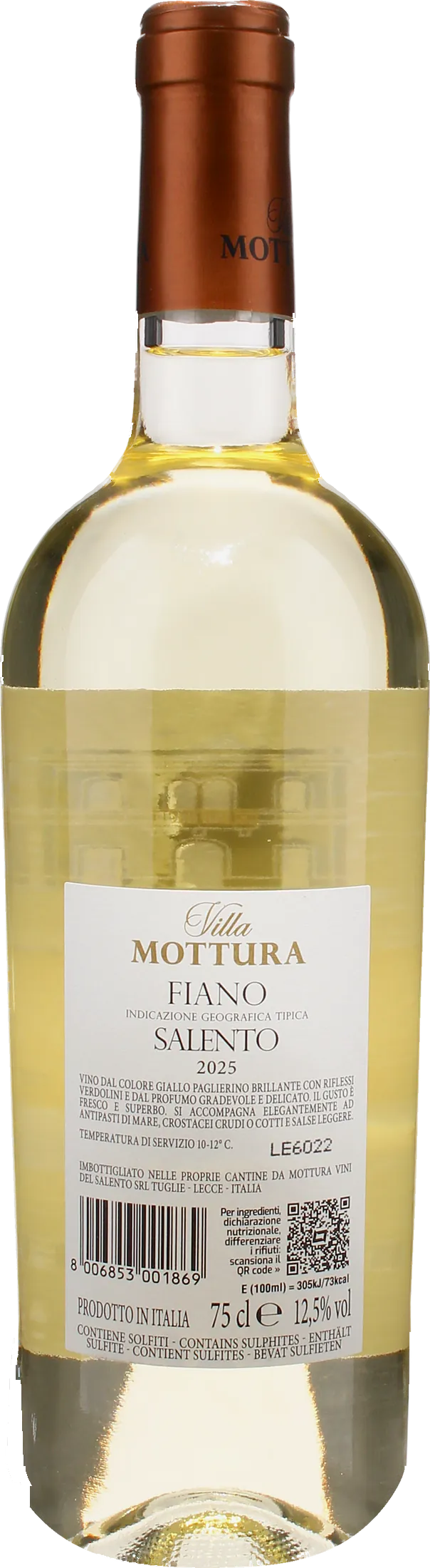 Villa Mottura Salento Fiano 2025
