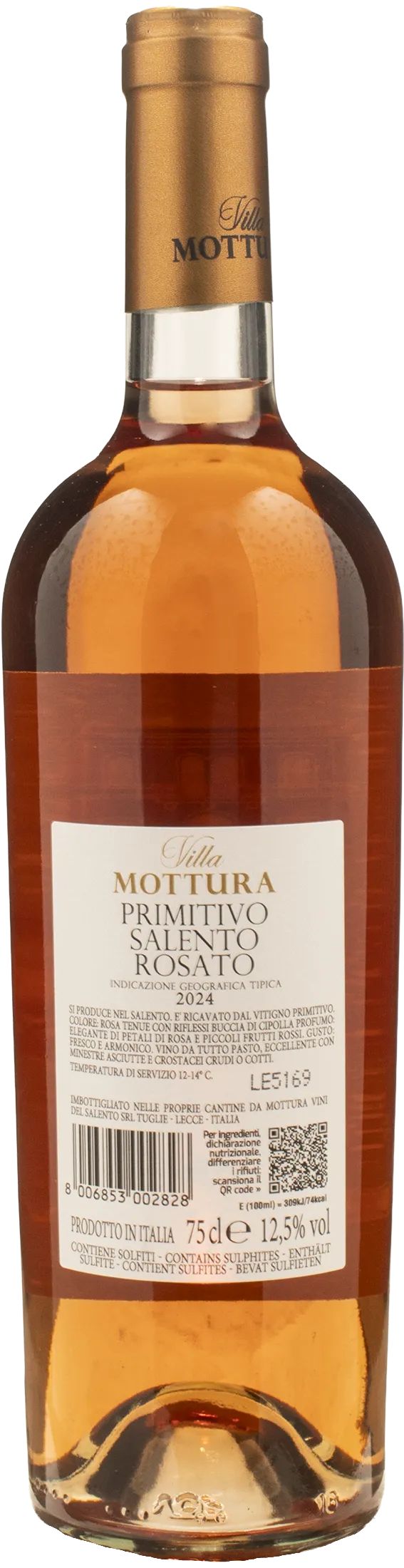 Villa Mottura Salento Primitivo Rosato 2024