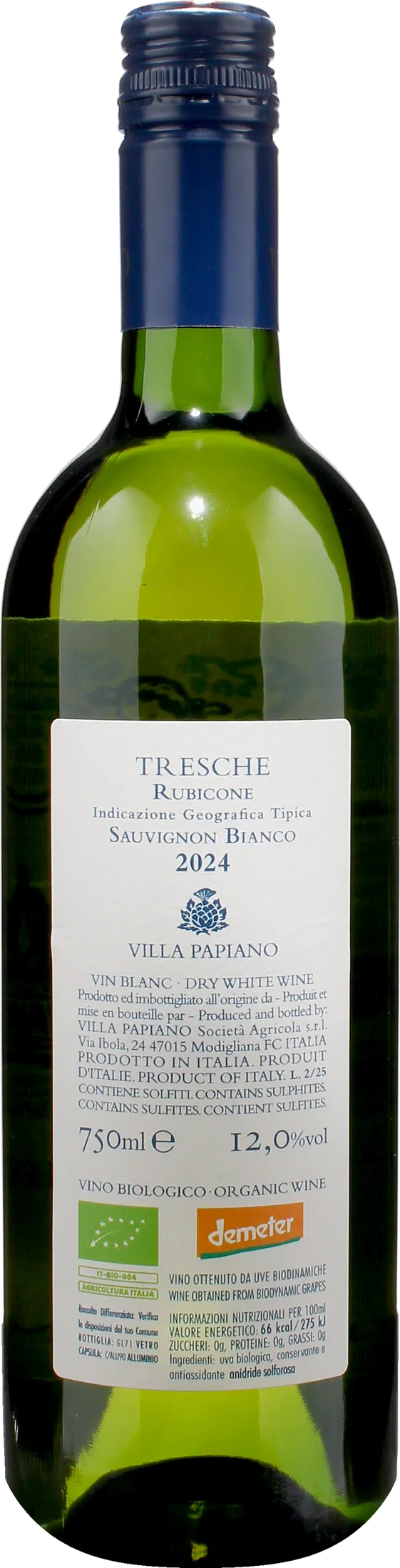 Villa Papiano Tresche Sauvignon Bianco 2024