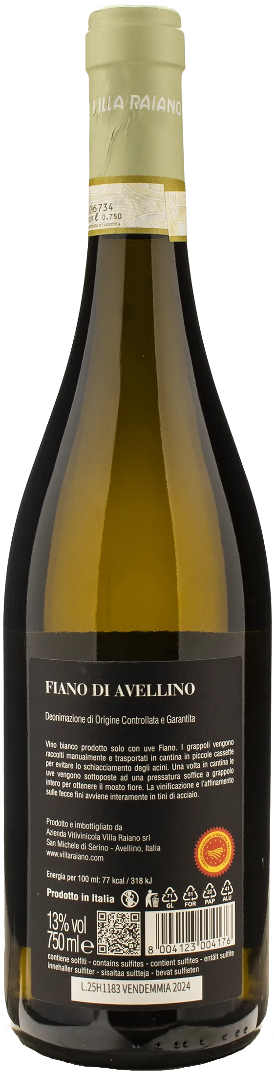 Villa Raiano Fiano di Avellino 2024