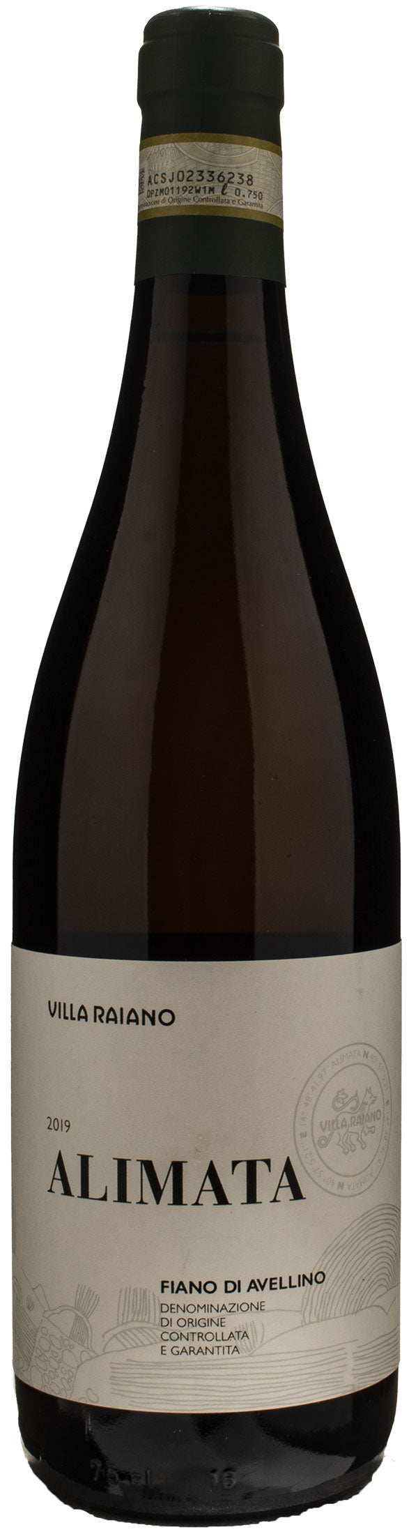 Villa Raiano Fiano di Avellino Alimata 2019