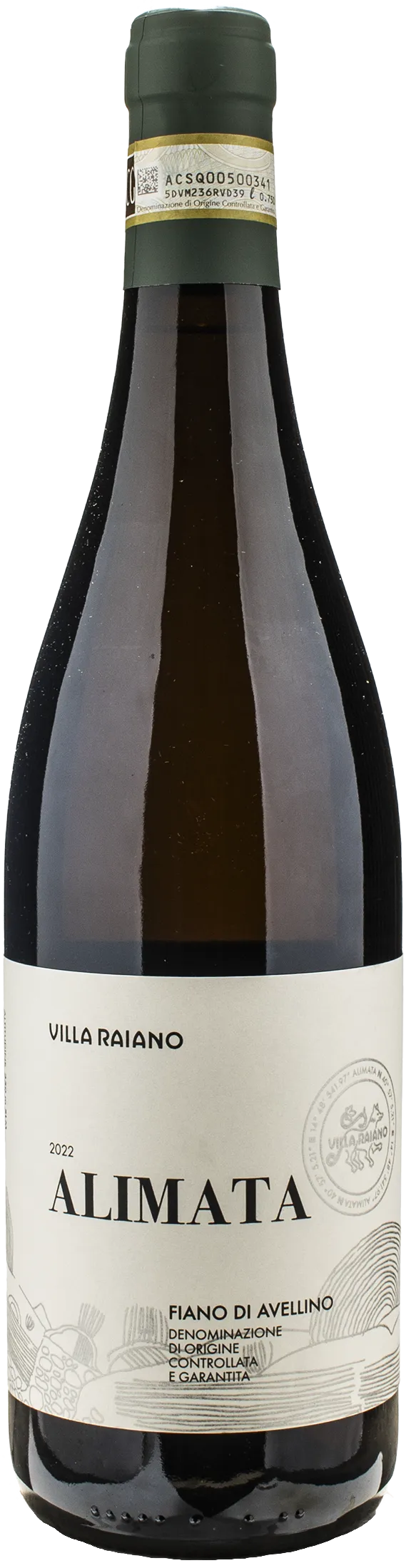 Villa Raiano Fiano di Avellino Alimata 2022