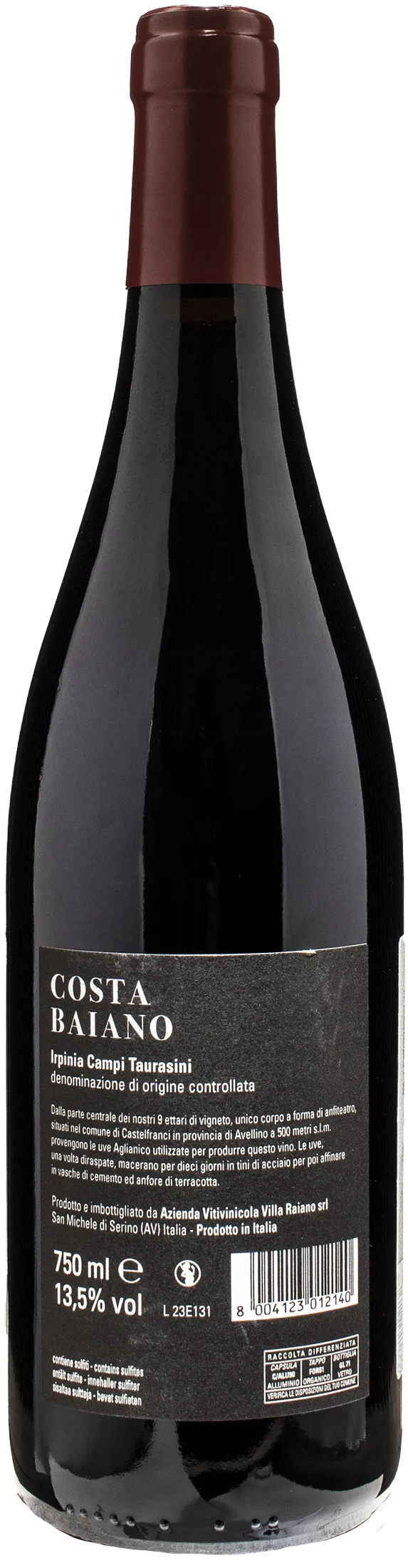 Villa Raiano Irpinia Campi Taurasini Costa Baiano 2019